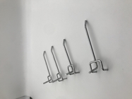 Pegboard Locking Security Display Hook Hole Spacing Steel Hooks for Supermarket Display