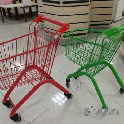 20 Litres Cute Plastic Kids Shopping Cart Children Shopping Trolley