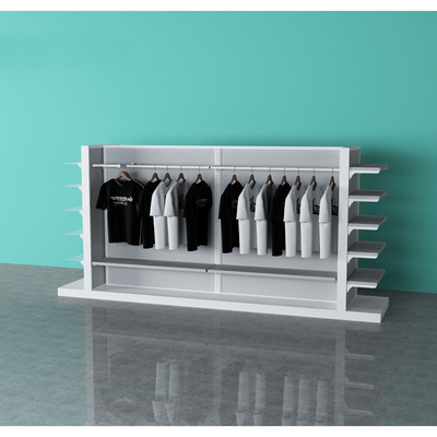 Customized Wooden Gondola Display Shelf Storage Rack For Retail Store
